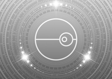 Gray Glyph Mandala Rune