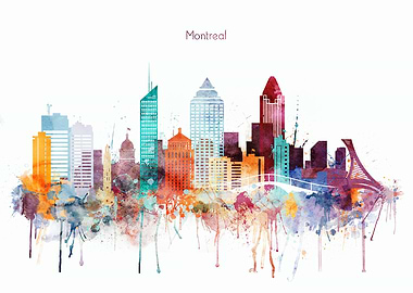 Montreal Skyline City
