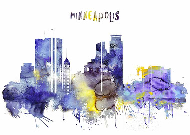 Minneapolis Skyline City