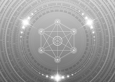 Black and White Glyph Rune