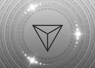 Gray Geometric Glyph Sign