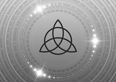 Gray Glyph Mandala Rune