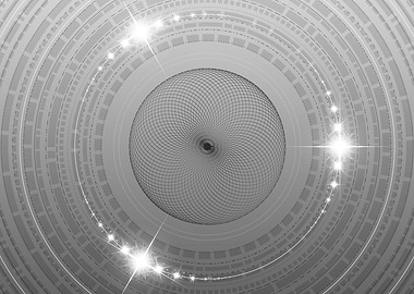 Black and White Glyph Rune