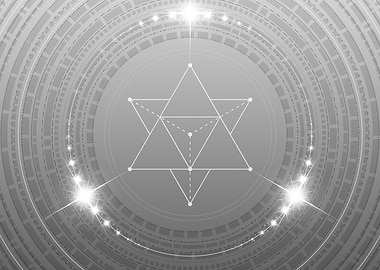 Black and White Glyph Rune