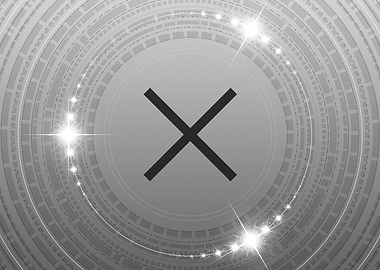 Grey Sacred Geometry Glyph