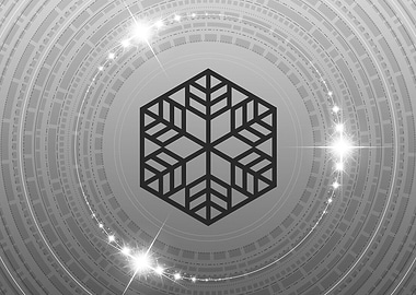 Gray Glyph Mandala Rune