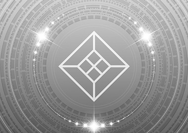 Black and White Glyph Rune