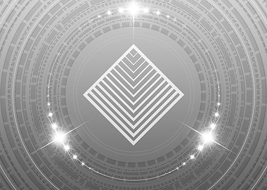 Black and White Glyph Rune