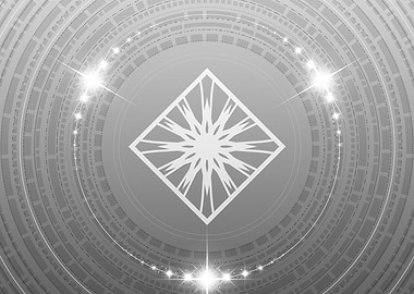 Black and White Glyph Rune