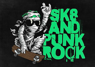 Punk Rock Skater Mummy