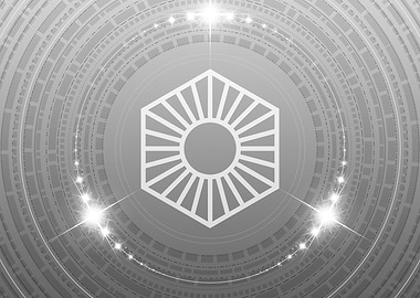 Black and White Glyph Rune