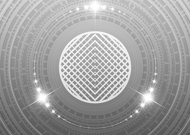 Black and White Glyph Rune