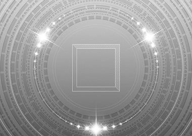 Gray Geometric Glyph Sign