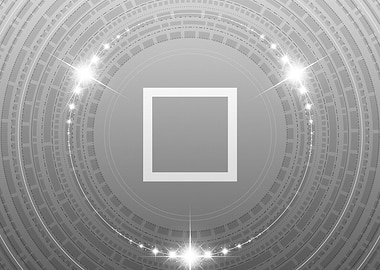 Grey Sacred Geometry Glyph