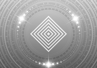 Black and White Geometric