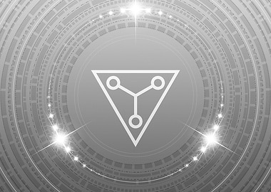 Gray Sacred Geometry Glyph