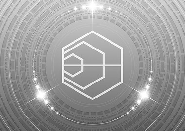 Grey Sacred Geometry Glyph