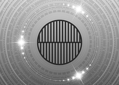 Black and White Glyph Rune