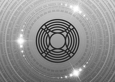 Black and White Glyph Rune