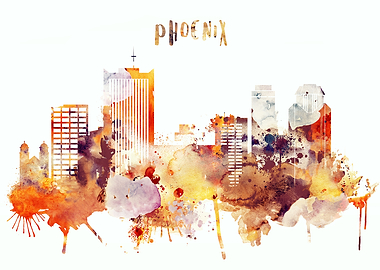 Phoenix Arizona Skyline