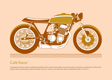Cafe Racer Motorcycle