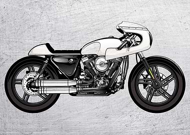 Motorbike Wall Poster 55