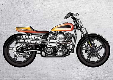 Motorbike Wall Poster 53