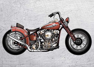 Motorbike Wall Poster 58