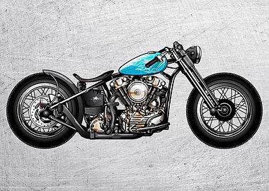 Motorbike Wall Poster 59