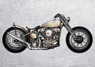 Motorbike Wall Poster 54