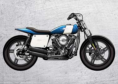 Motorbike Wall Poster 57