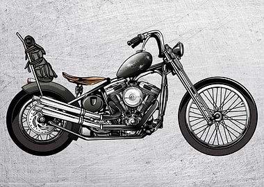 Motorbike Wall Poster 52