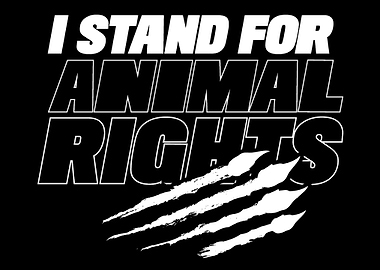 Stand for animal rights