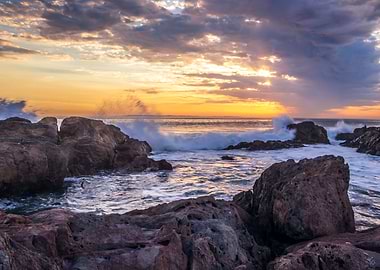 Sunset over Cape Town