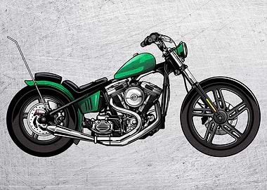 Motorbike Wall Poster 67