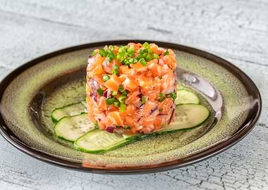 Salmon tartare
