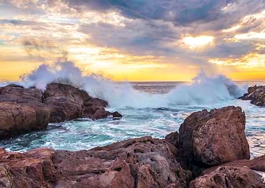 Sunset over Cape Town