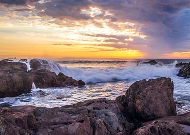 Sunset over Cape Town
