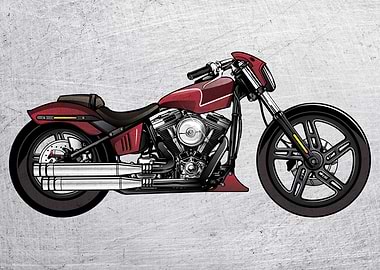 Motorbike Wall Poster 60