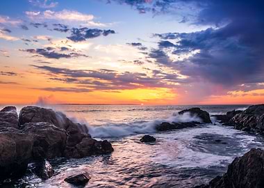 Sunset over Cape Town
