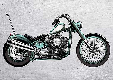 Motorbike Wall Poster 65