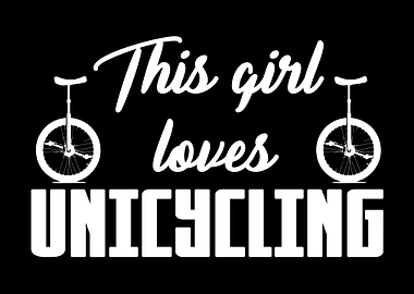 Unicyclist Girl Joke Cycle