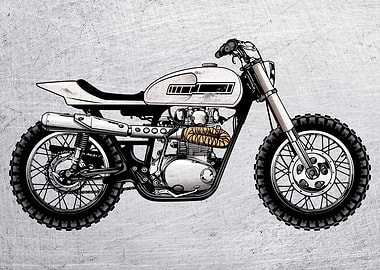 Motorbike Wall Poster 70