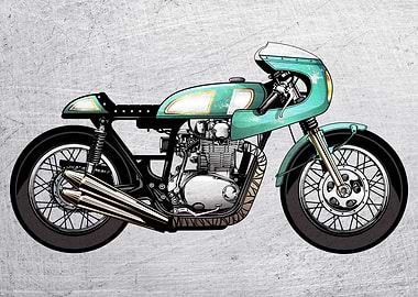 Motorbike Wall Poster 62