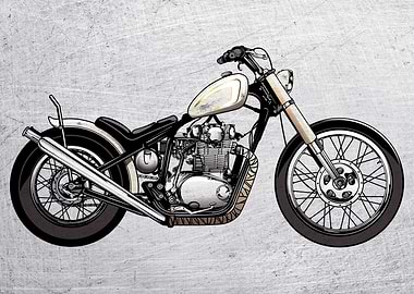 Motorbike Wall Poster 64