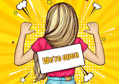 We are open