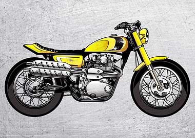 Motorbike Wall Poster 69