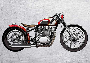 Motorbike Wall Poster 66