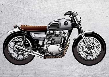 Motorbike Wall Poster 63