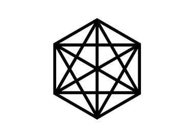 White Sacred Geometry Seal